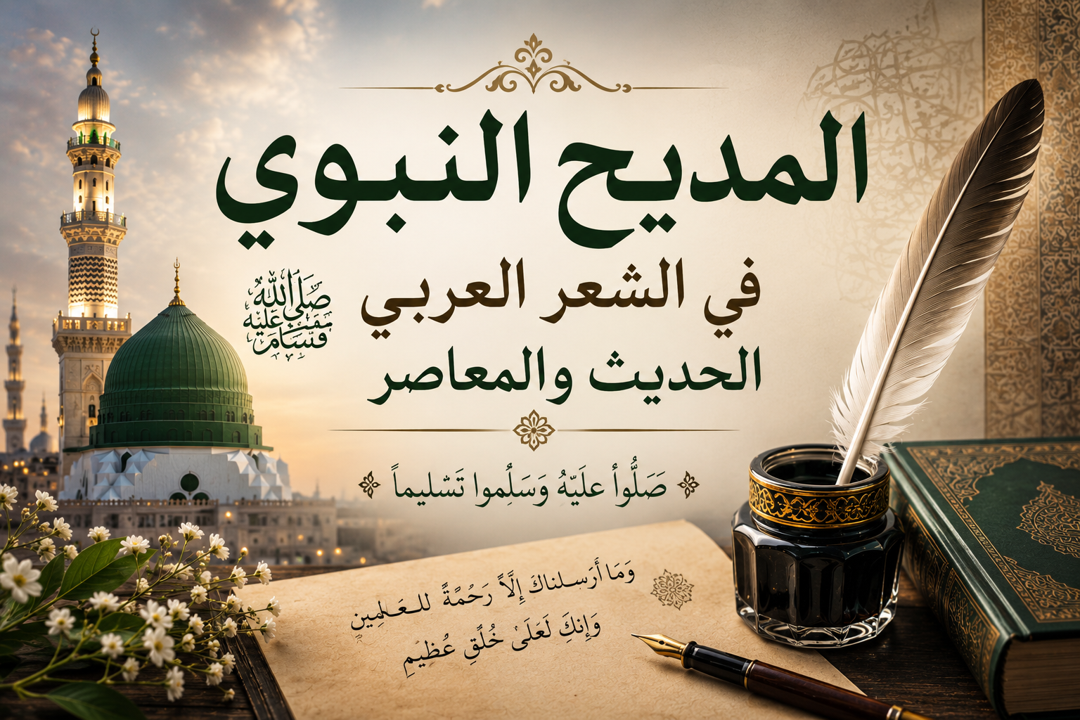 المديح النبوي في الشعر العربي الحديث والمعاصر 3 المديح النبوي في الشعر العربي الحديث والمعاصر