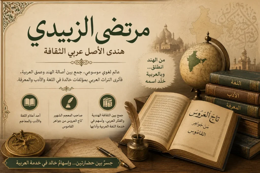 صورة تعبيرية عن الموضوع مرتضى الزبيدي هندى الأصل عربي الثقافة
