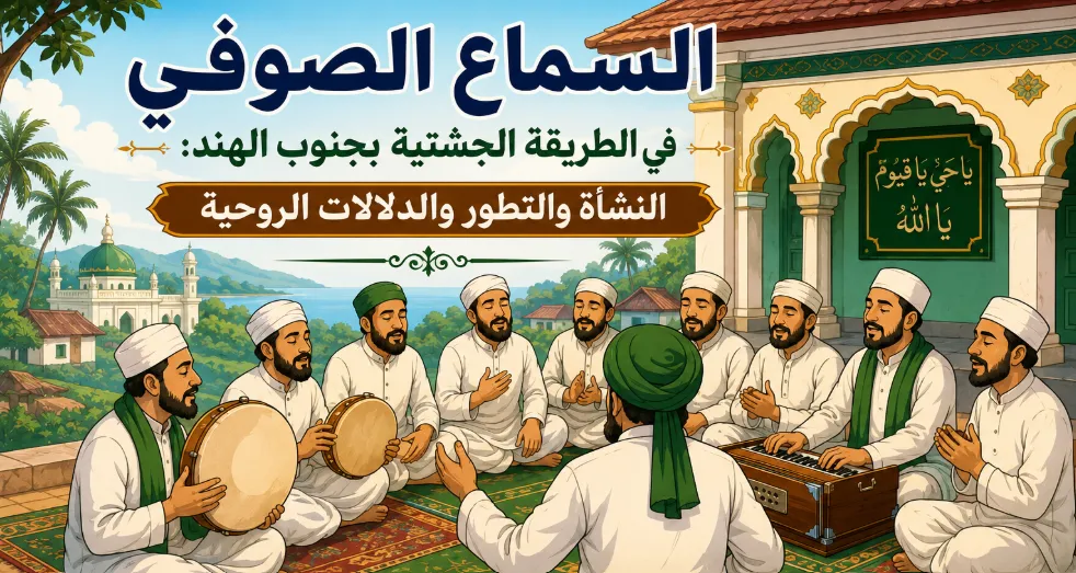 السماع الصوفي في الطريقة الجشتية بجنوب الهند: النشأة والتطور والدلالات الروحية 3 الطريقة الجشتية بجنوب الهند: النشأة والتطور – مجلس السماع الصوفي في أجواء روحانية يجمع المريدين والمنشدين ضمن التراث الصوفي الجشتي