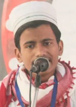 Portrait of Mohammed Ehsan Ali, researcher at Darul Huda Islamic University, West Bengal