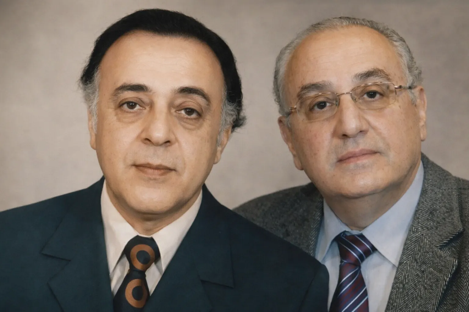 صورة تجمع الأديب السوري شوقي بغدادي والكاتب والناقد د. نزار بريك هنيدي