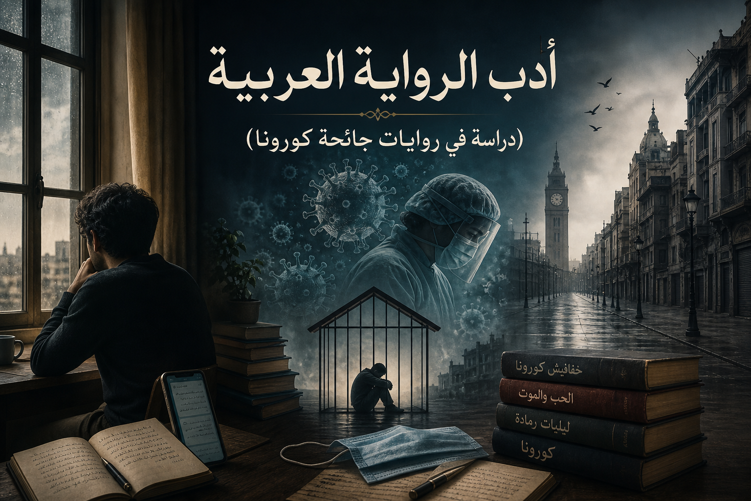 صورة توضيحية لأدب الرواية العربية (دراسة في روايات جائحة كورونا) صورة عن أدب الرواية العربية (دراسة في روايات جائحة كورونا)