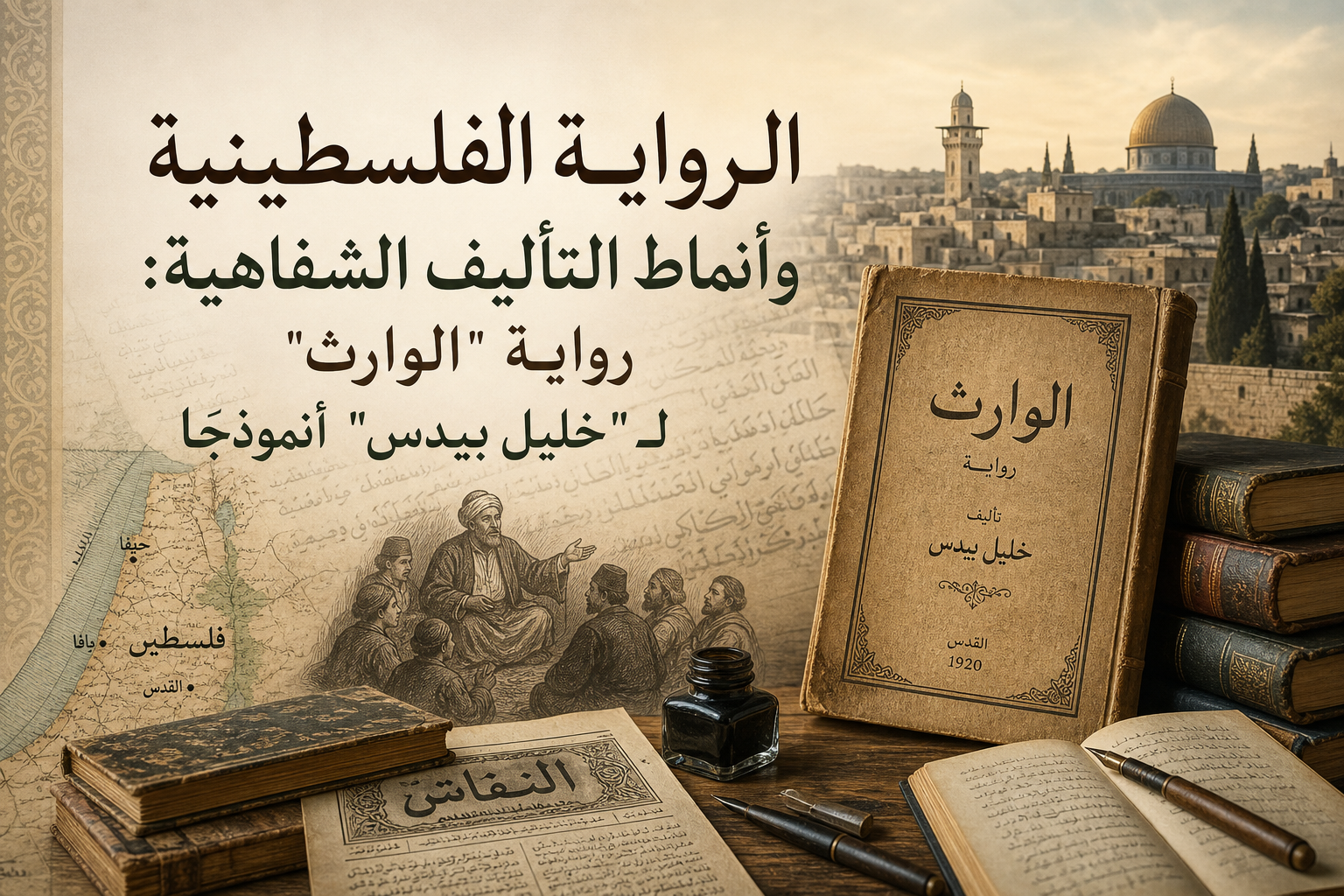 صورة عن الرواية الفلسطينية وأنماط التأليف الشفاهية: رواية "الوارث" لـ "خليل بيدس" أنموذجًا