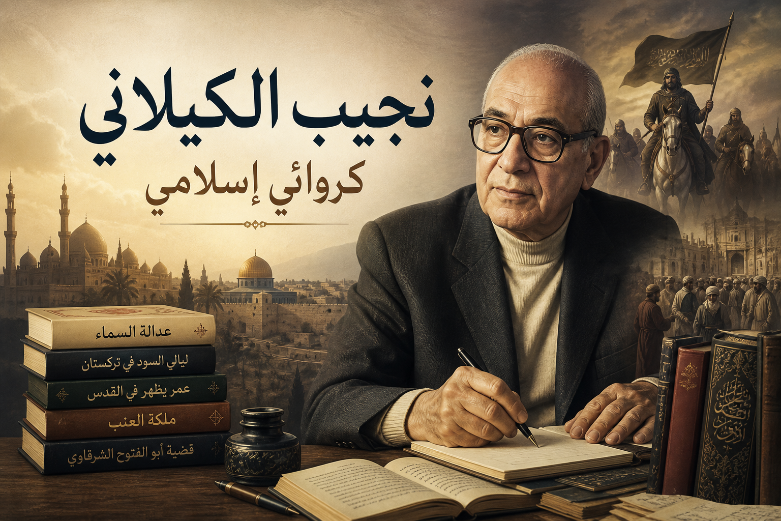 صورة توضيحية لنجيب الكيلاني كروائي إسلامي صورة عن نجيب الكيلاني كروائي إسلامي