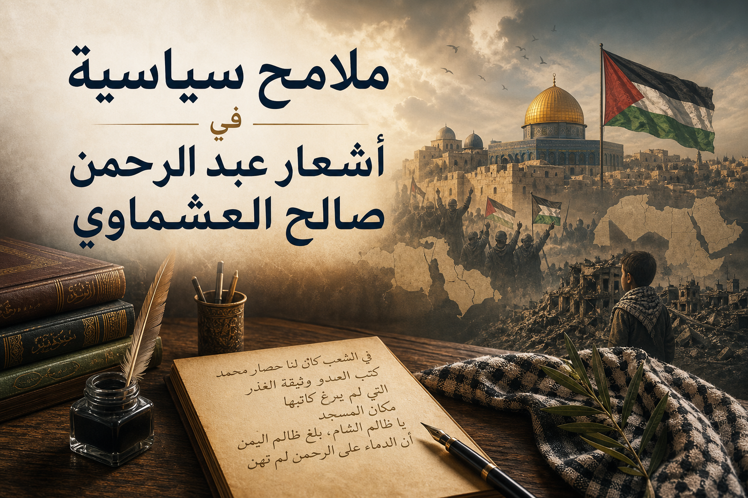صورة توضيحية لملامح سياسية في أشعار عبد الرحمن صالح العشماوي صورة عن ملامح سياسية في أشعار عبد الرحمن صالح العشماوي